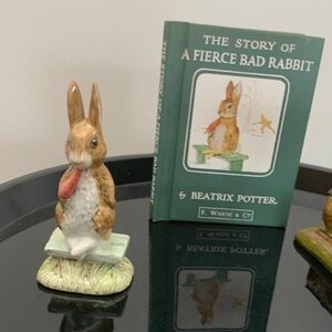 Royal Doulton's Beatrix Potter's Fierce Bad Rabbit + The Story of Him = 2 pcs